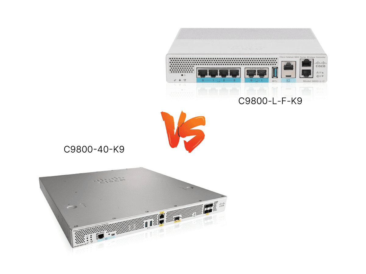 Cisco Wireless Controllers C9800-L-F-K9 & C9800-40-K9