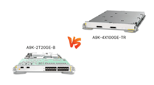 Cisco's A9K Line Card Face-Off: 2T20GE-B vs. 4X100GE-TR