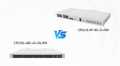 Port Density vs. Power: The MikroTik CRS354 and CRS418 Switch Breakdown