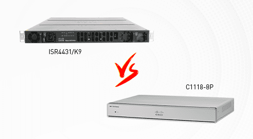 Cisco's Branch Battle: The Rugged ISR4431/K9 Meets the Modern C1118-8P