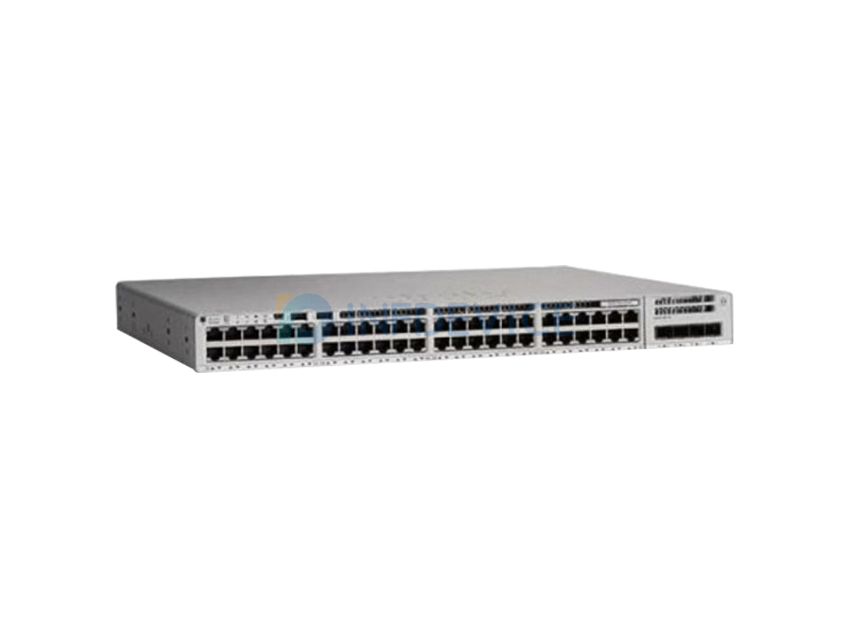 C9200L-48PXG-4X-A, Cisco Catalyst 9200L Switch, 48x1G/12xmGig, 4x10G SFP+, PoE+