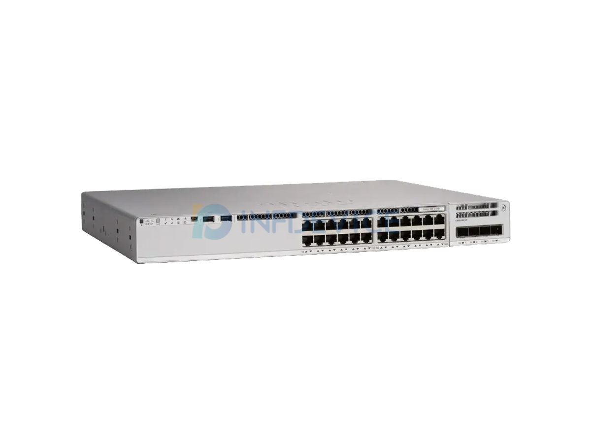 C9200-24PXG-A, Cisco Catalyst 9200 Switch, 24xmGig PoE+/Network Advantage/8xPoE+