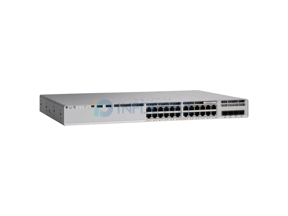 C9200L-24PXG-4X-A, Cisco C9200L Switch, 24xGE PoE+/4x10GE SFP+/Network Advantage