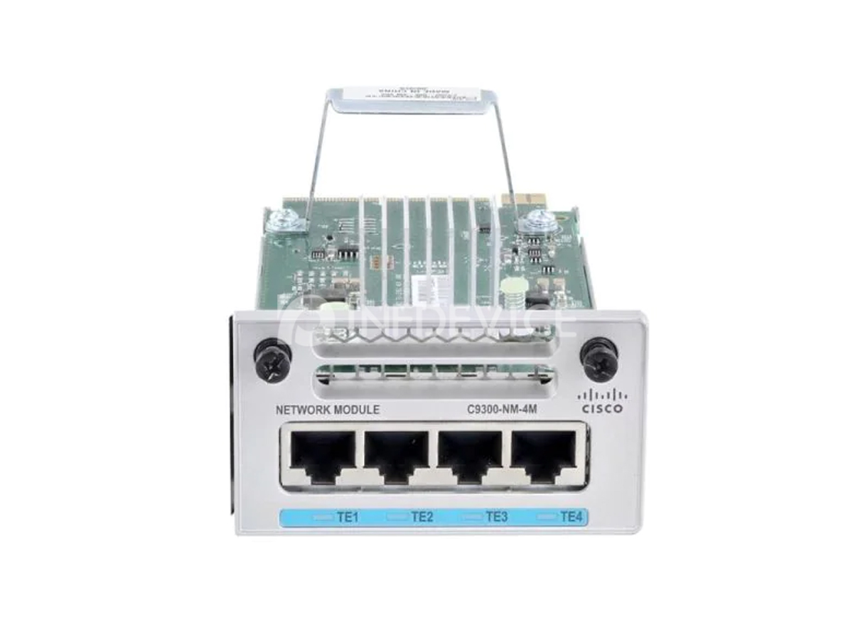 C9300-NM-4M, Cisco Catalyst 9300 Network Module, 4x mGig (1/2.5/5/10G) Uplink