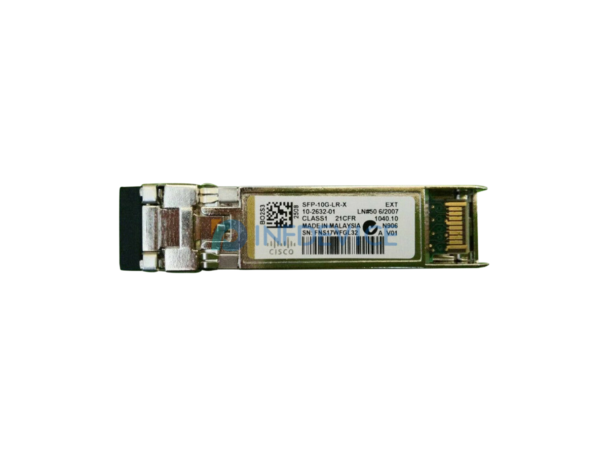 SFP-10G-LR-X, Cisco 10G SFP+ Optical Transceiver, 1310 nm, 10 km, Duplex LC/PC