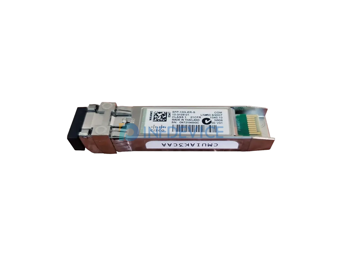 SFP-10G-ER, Cisco 10G SFP+ Optical Transceiver, 1550 nm, 40 km, Duplex LC/PC