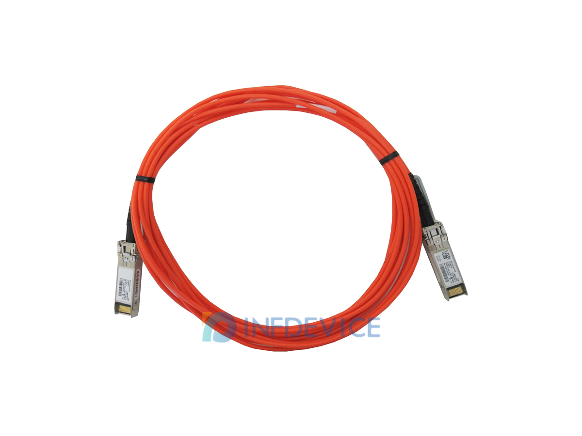 SFP-10G-AOC5M, Cisco 10G SFP+ Active Optical Cable, 5 m assembly length, SFP+ to SFP+