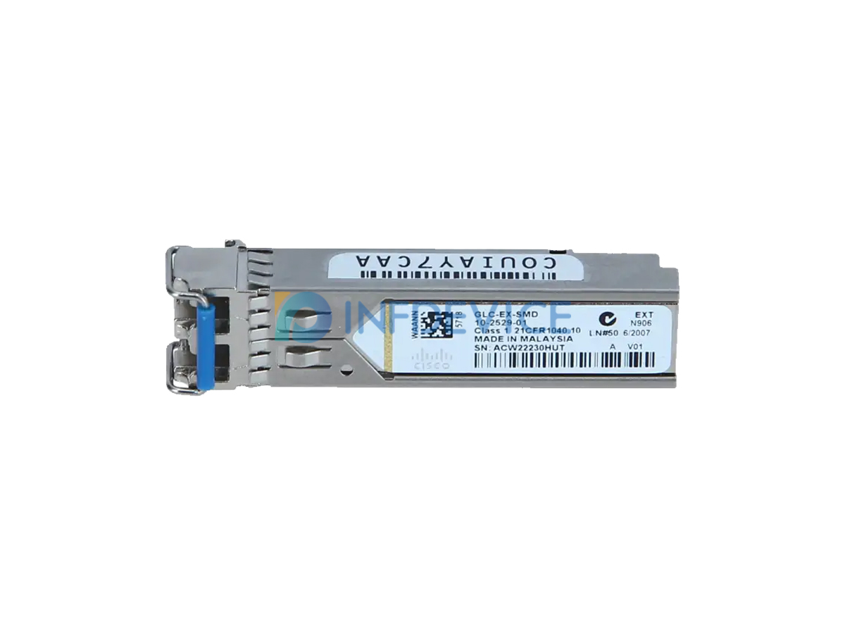 GLC-EX-SMD, Cisco 1G SFP Optical Transceiver, 1310 nm, 40 km, Duplex LC/PC