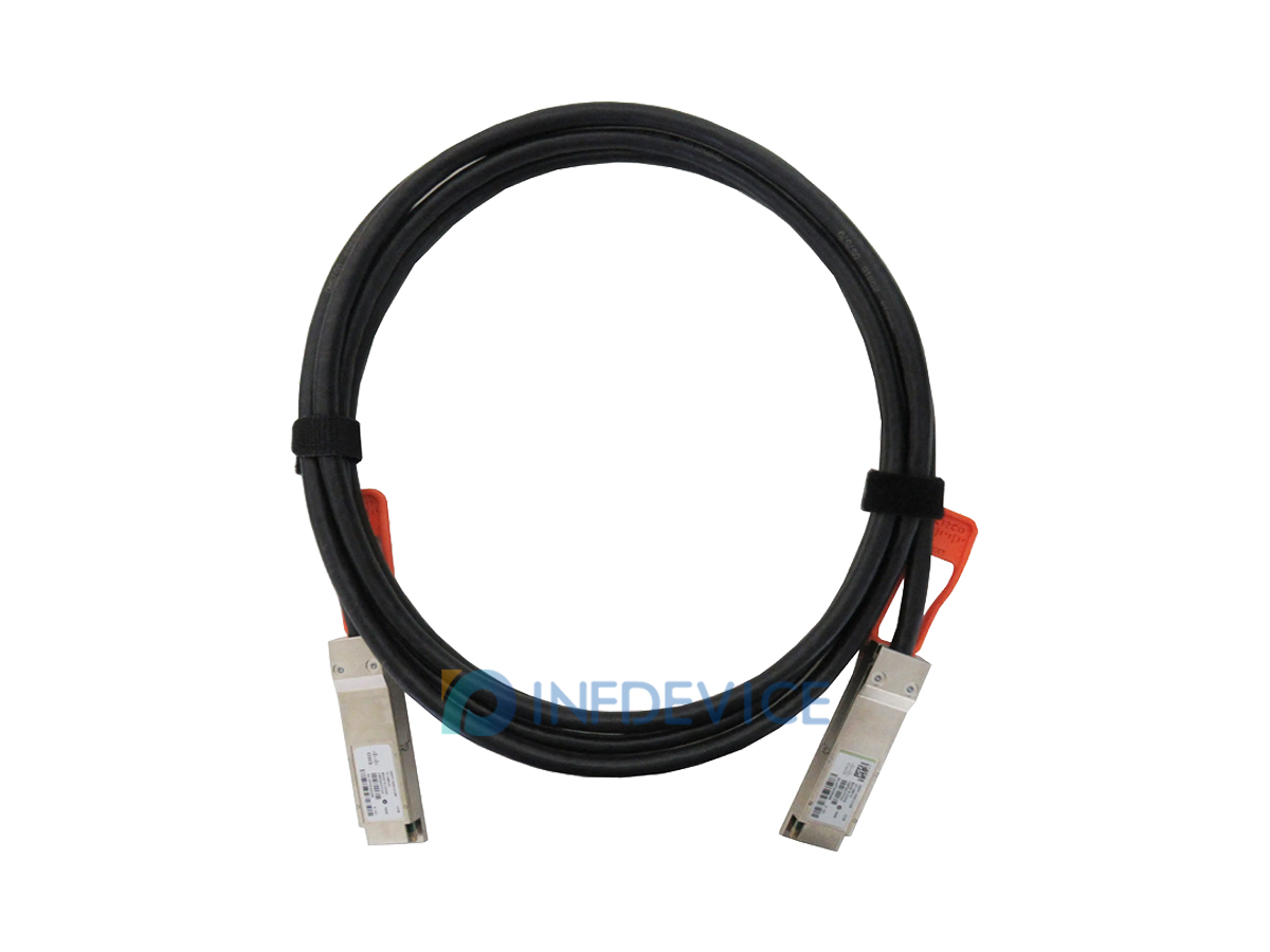 QSFP-100G-CU3M, Cisco 100G QSFP28 Direct Attach Cable, 3 m assembly length, QSFP28 to QSFP28