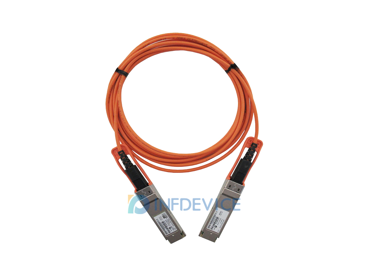 QSFP-H40G-AOC3M, Cisco 40G QSFP+ Active Optical Cable, 3 m assembly length, QSFP+ to QSFP+