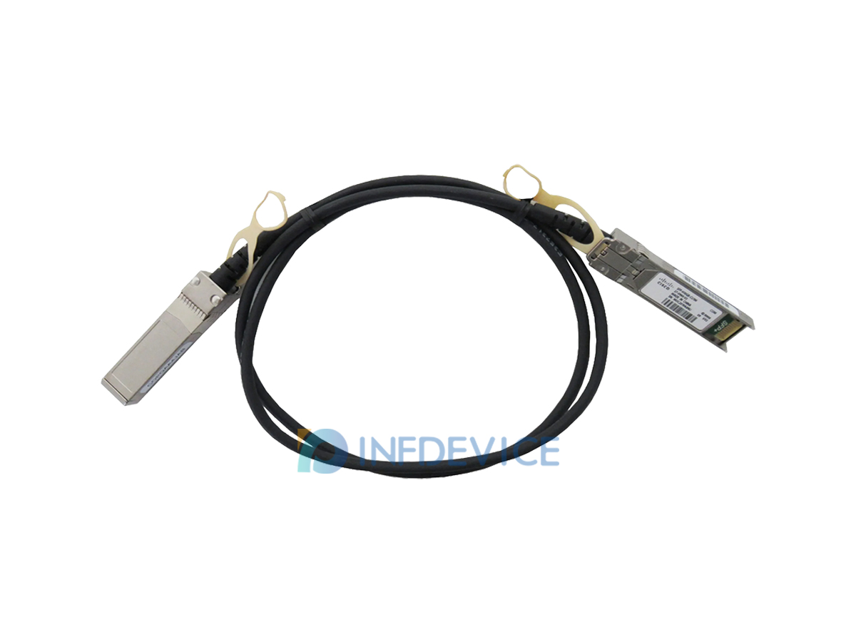 SFP-H10GB-CU1M, Cisco 10G SFP+ Direct Attach Cable, 1 m assembly length, SFP+ to SFP+